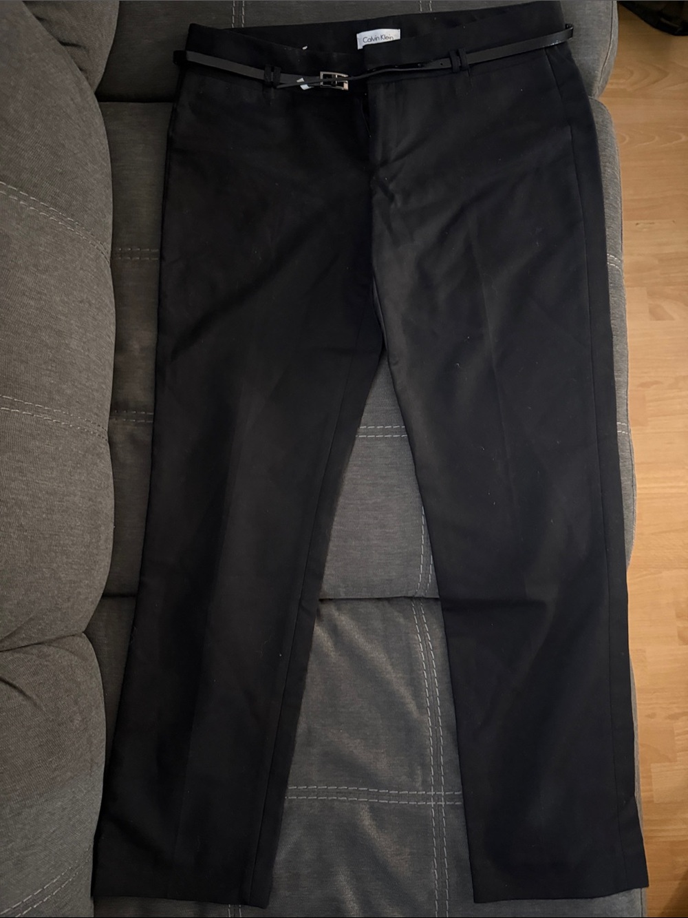 Calvin Klein Black Pants with Black Belt